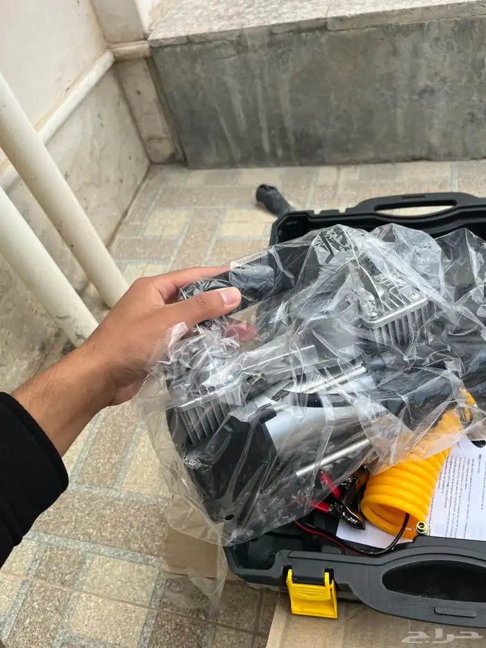 منافخ هواء وضاغط إطارات بستمين ابو جمل 0