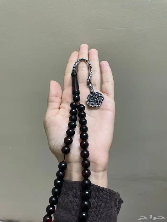 خاتم فضه عقيق ومسباح بكلايت طربزونه فضه 2
