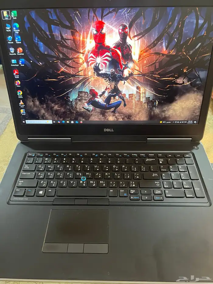 لابتوب ديل workstation معالج xeon رام 64 بحالة ممتازة 1