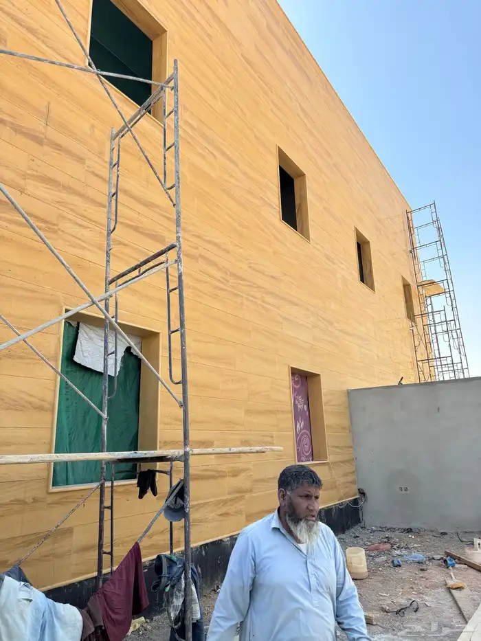 حجر طبيعي حجر نساح حجر الرياض تصميم 2