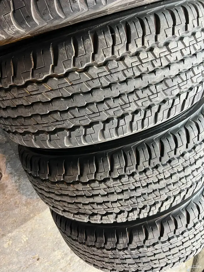 كفرات دنلوب مقاس 275 65 17 تاريخ 2022 نضيفه بالمره اصلي 6