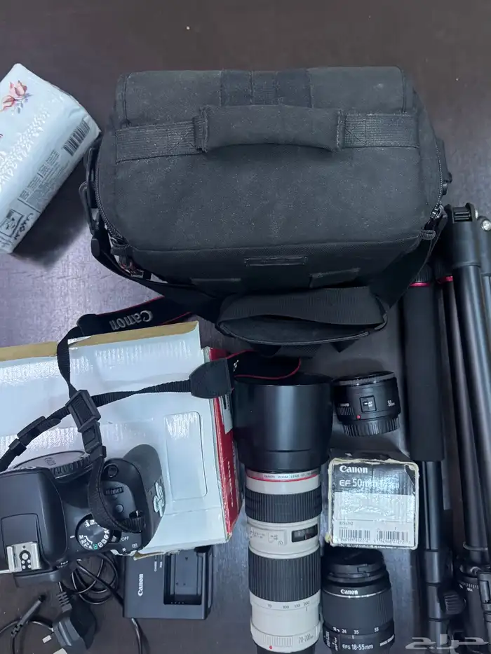 كاميرا كانون بكامل اغراضها 5