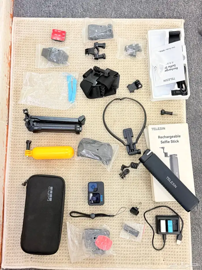 كاميرا أكشن GOPRO 11 جوبرو هيرو 11 مع كامل اكسسواراتها 7