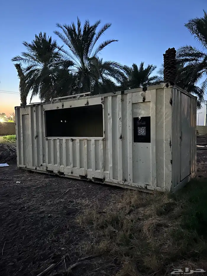 كونتينر مجهز من الداخل و معزول بسقف امريكي و اناره 0