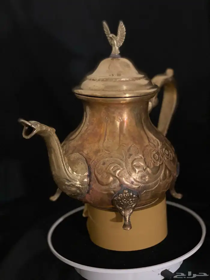 إبريق قديم نحاسي مغربي كبير 6