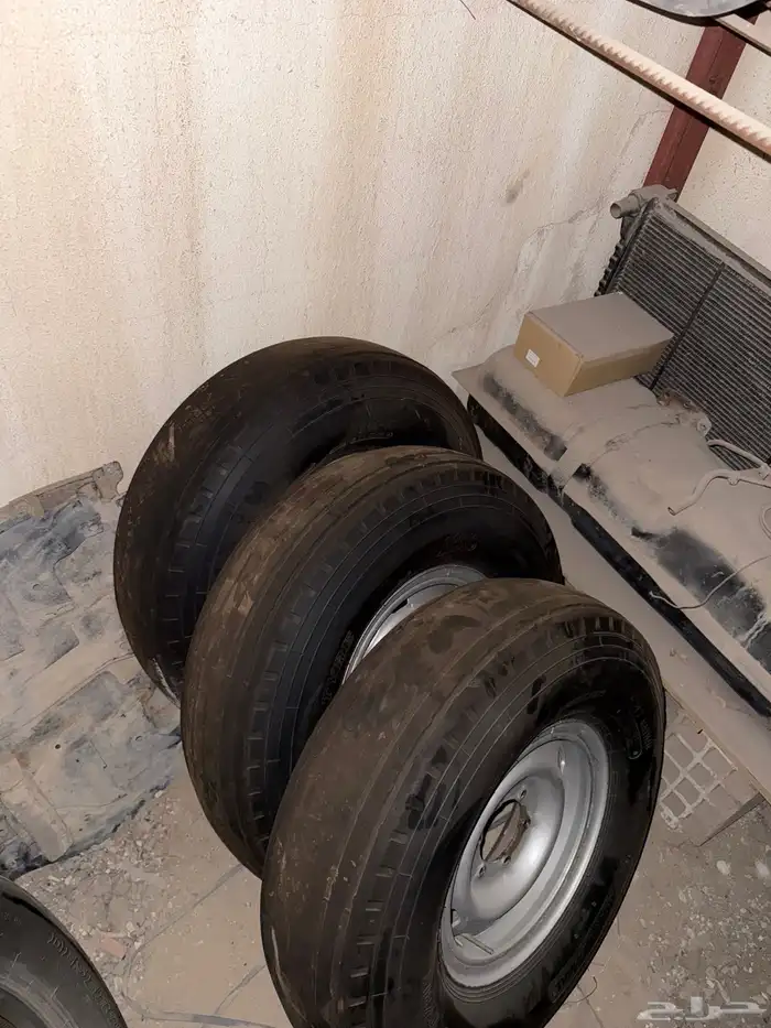 جنوط شنابر باترول وكفرات بالون مقاس 16 7