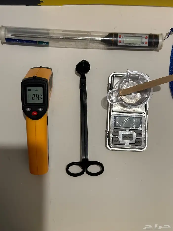 عده لصناعه الشموع كل الأدوات والمواد من شمع صويا   فتائل 7