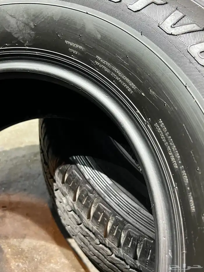 كفرات صيني مقاس 275 70 16 تاريخ 2025 شبه الجديد 18