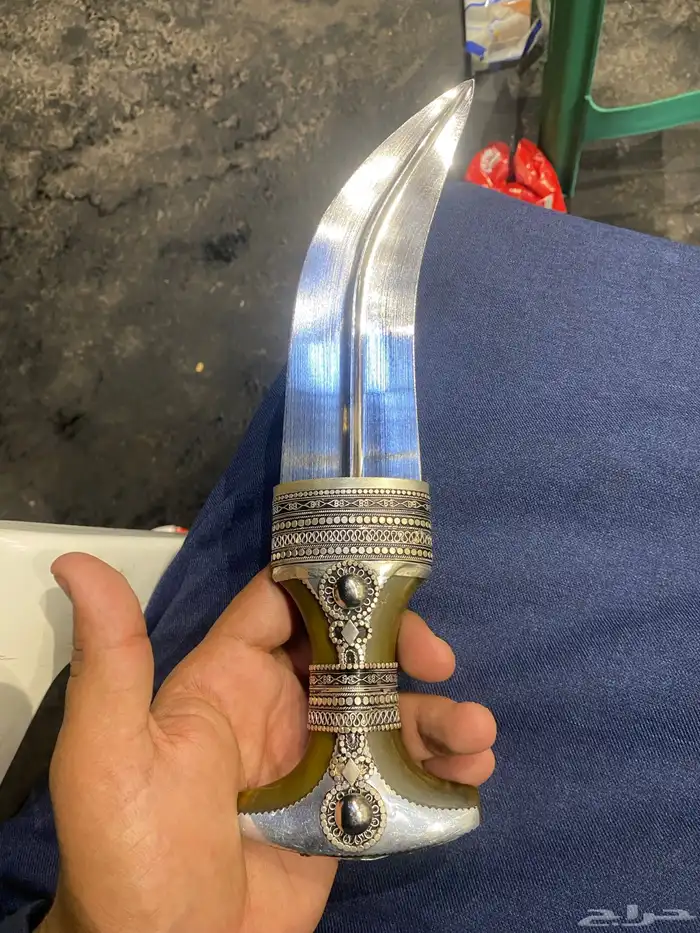 خنجر قرن صبة فضه صافي 2