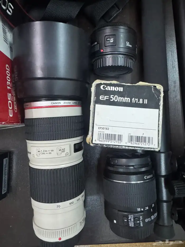 كاميرا كانون بكامل اغراضها 2