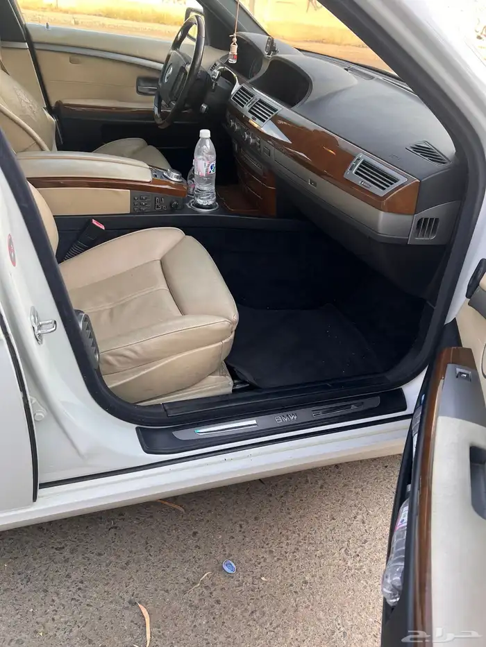 بي ام 745 2003 ابيض 9