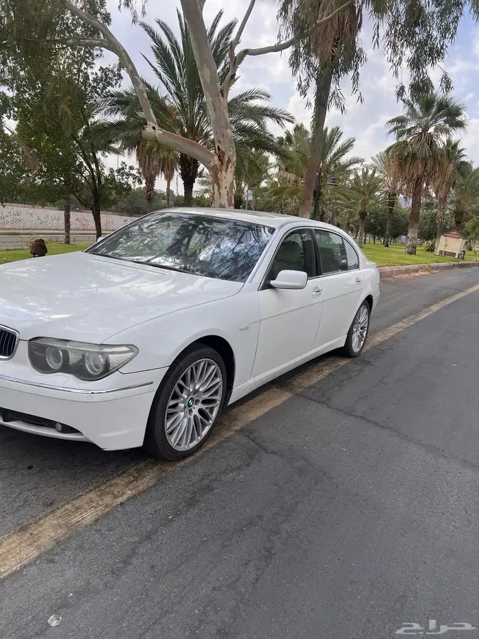 بي ام 745 2003 ابيض 3