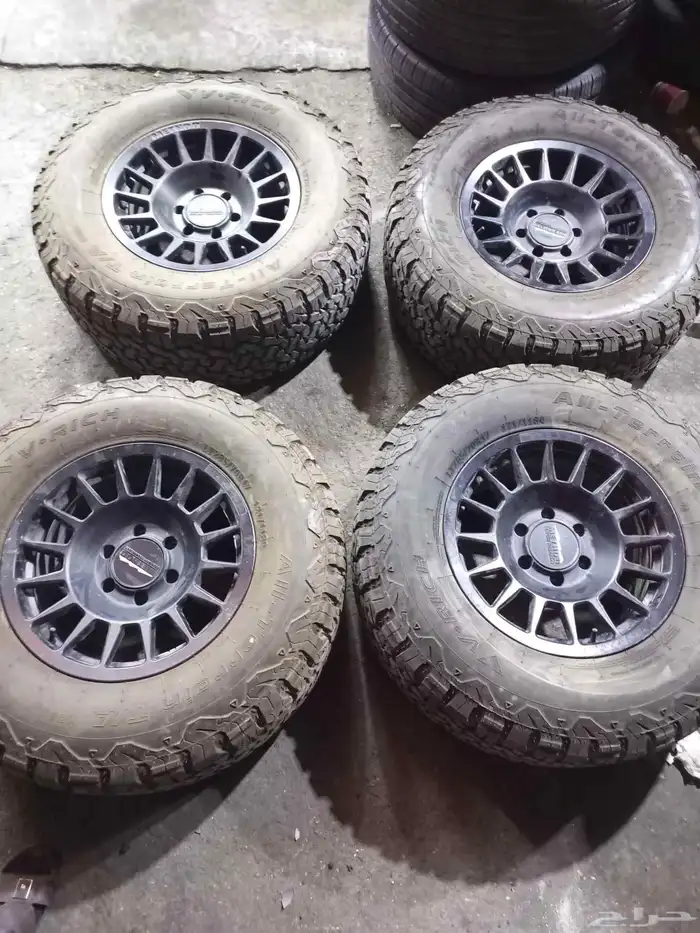 جنوط ميوثود مقاس 17 الشكل الجديد وكفرات اخت الجديد 285 70 17 7