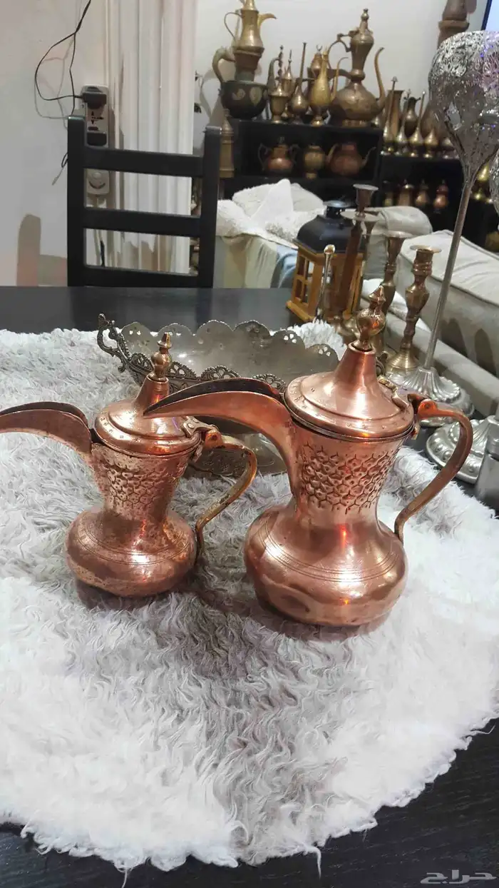 نحاسيات دلل لوحة مباخر فازات اسعار للك قطعه سعر 1