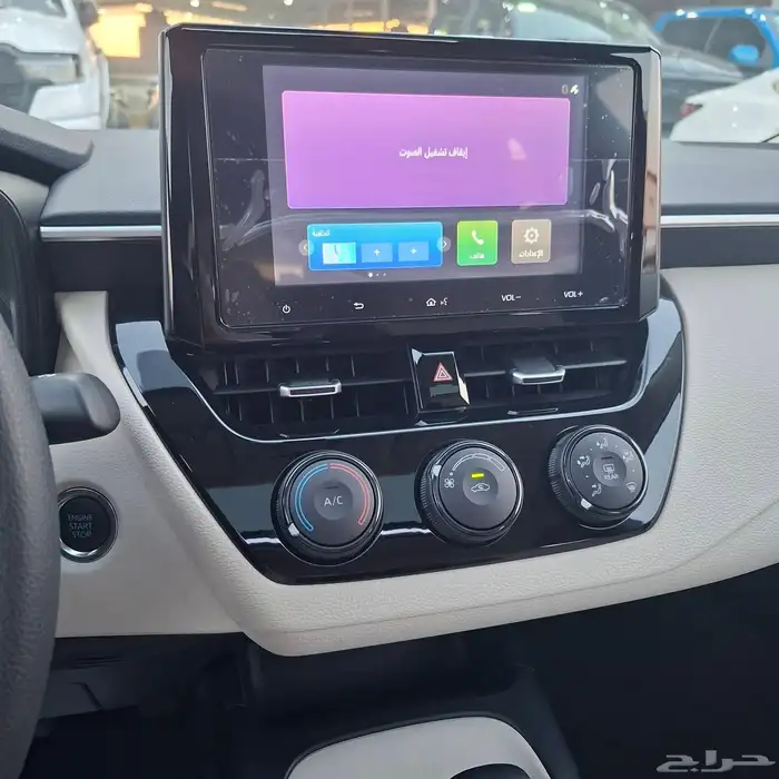 كورولا 2025 فتحه بصمه مكينه 2.0 السعر 84500 الف شامل الضريبة 24