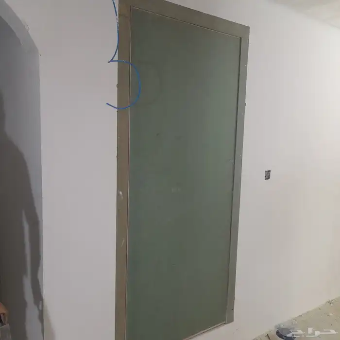 أبواب خشب وديكور سحاب مخفي ديكور شاشه 5