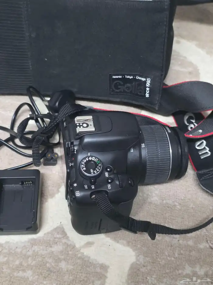 كاميرا كانون EOS600D مع عدسه 58 MM 2