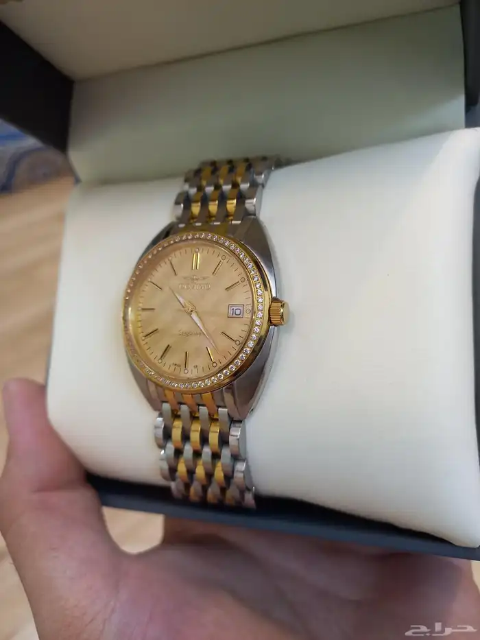 ساعه ماركة داومينو العالميه اصدار نادر مرصعه ساعه فاخره 7