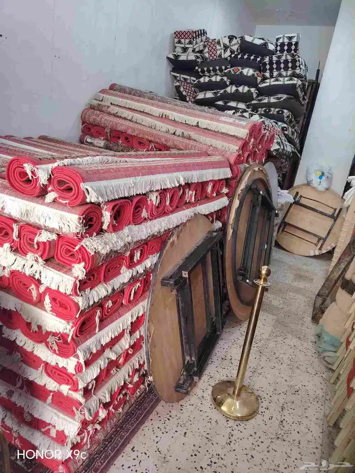 كراسي وفرش لي جميع المناسبات والعزاء 0