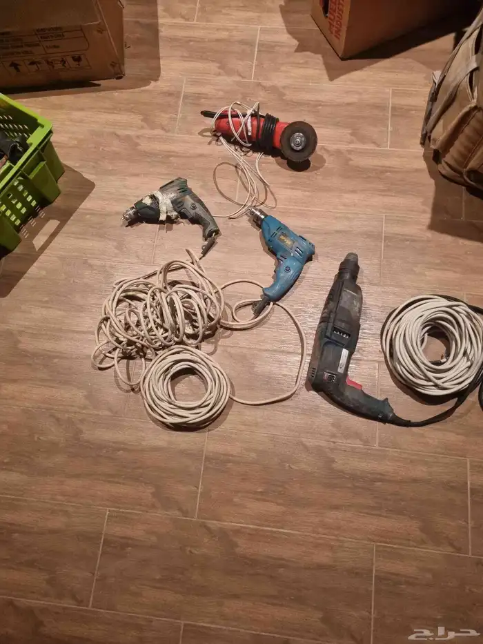 دريل وصاروخ وبعض مسلتزمات الجبس بورد ونحاس مكيفات مولرأمريك 0