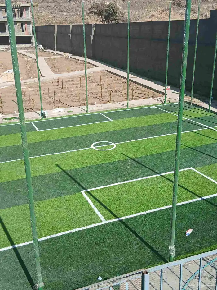 العشب الصناعى والتكسيات الخشبيه 2