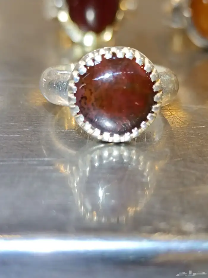 خواتم ملكية باحجار عقيق يماني 7