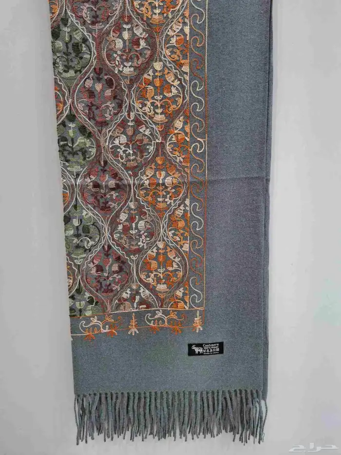 شال كشميري صوف مطرز 3