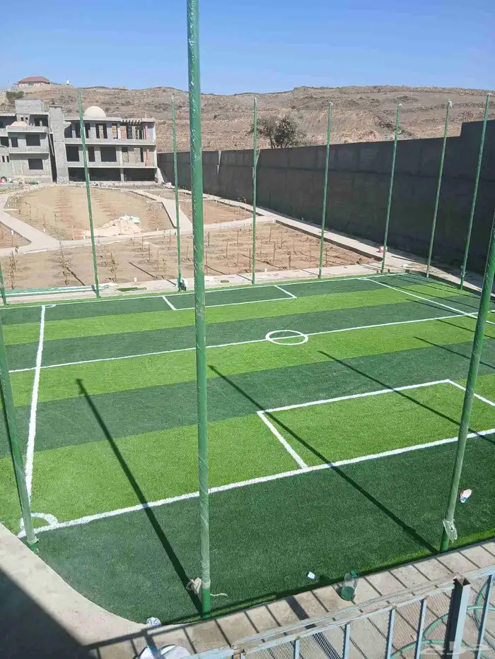 العشب الصناعى والتكسيات الخشبيه 4