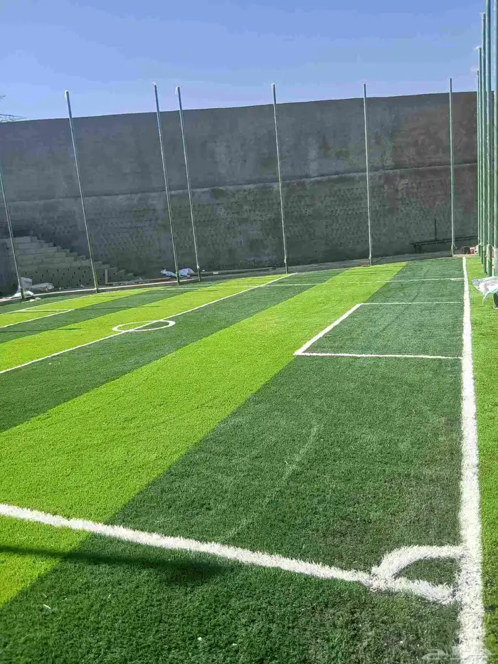 العشب الصناعى والتكسيات الخشبيه 3