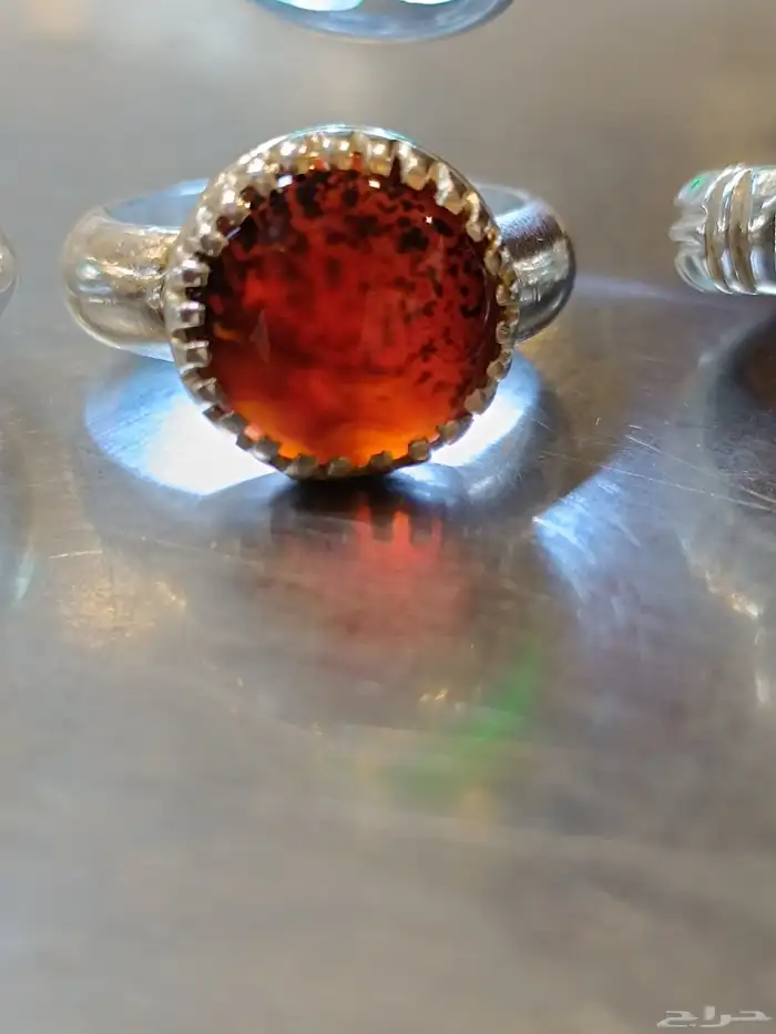 خواتم ملكية باحجار عقيق يماني 3