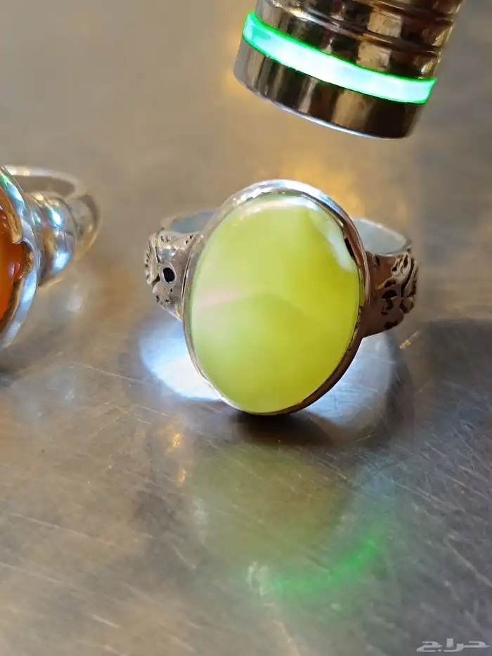 خواتم ملكية باحجار عقيق يماني 5