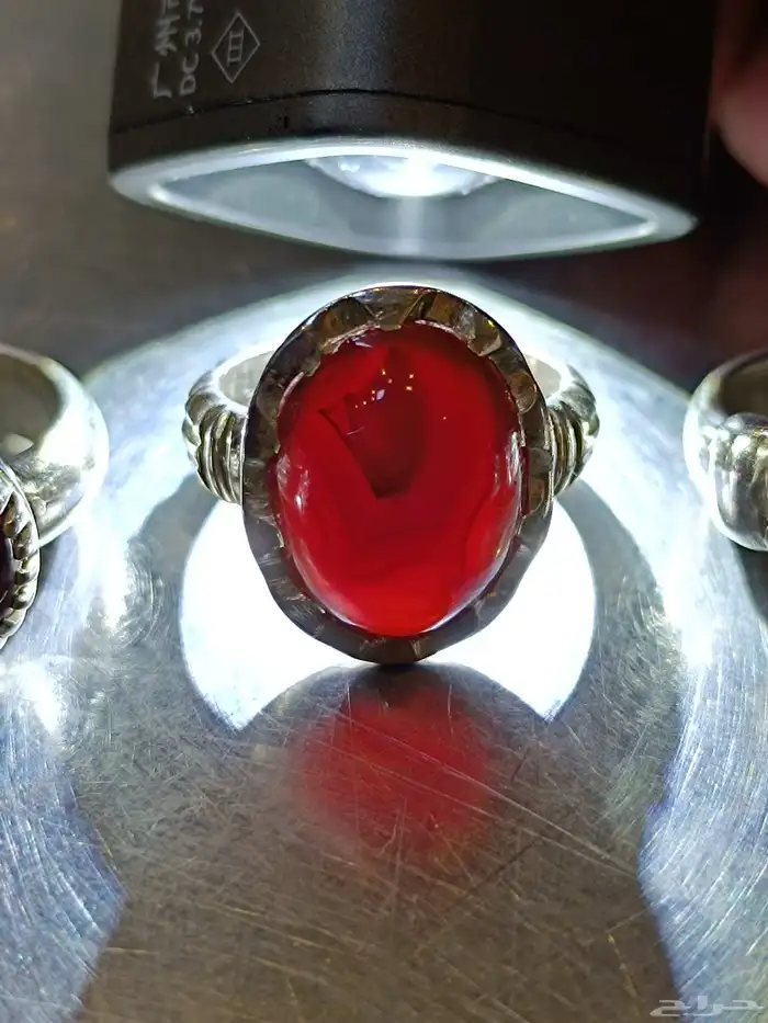 خواتم ملكية باحجار عقيق يماني 2