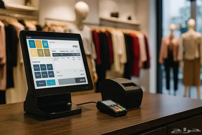 جهاز كاشير لمحل ملابس واجهة سهله وبسيط 0