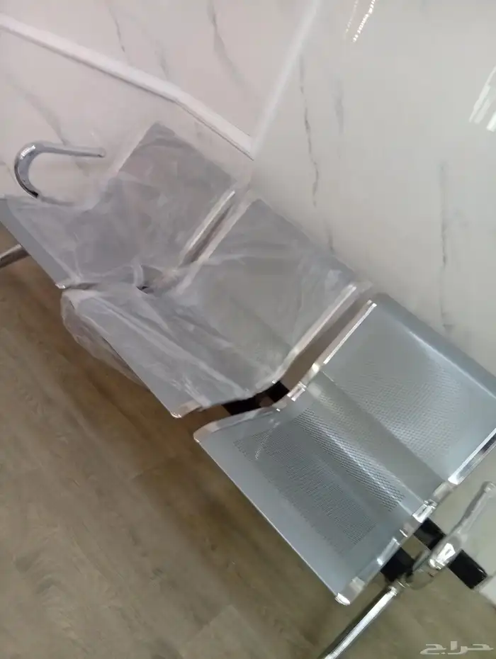 كرسي انتظار ثلاثي حديد عالي الجودة 3