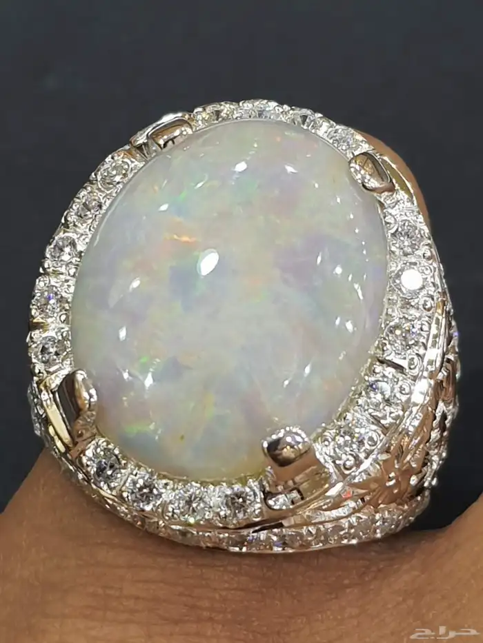 خاتم اوبال اثيوبي بشهادة فاخر 3