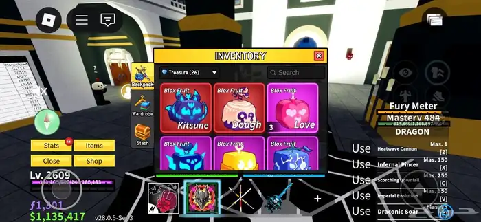 حساب روبلوكس (بلوكس فروت) 5