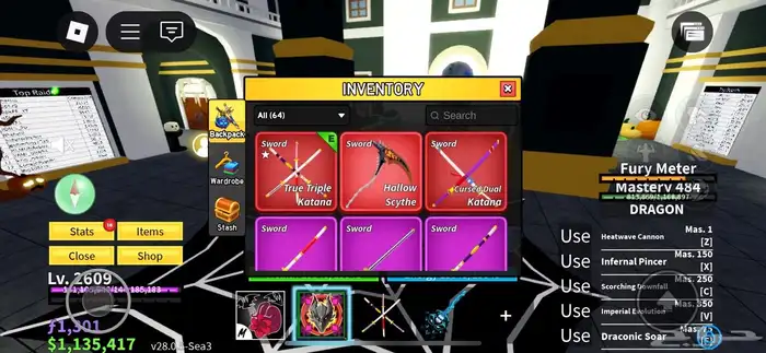 حساب روبلوكس (بلوكس فروت) 1