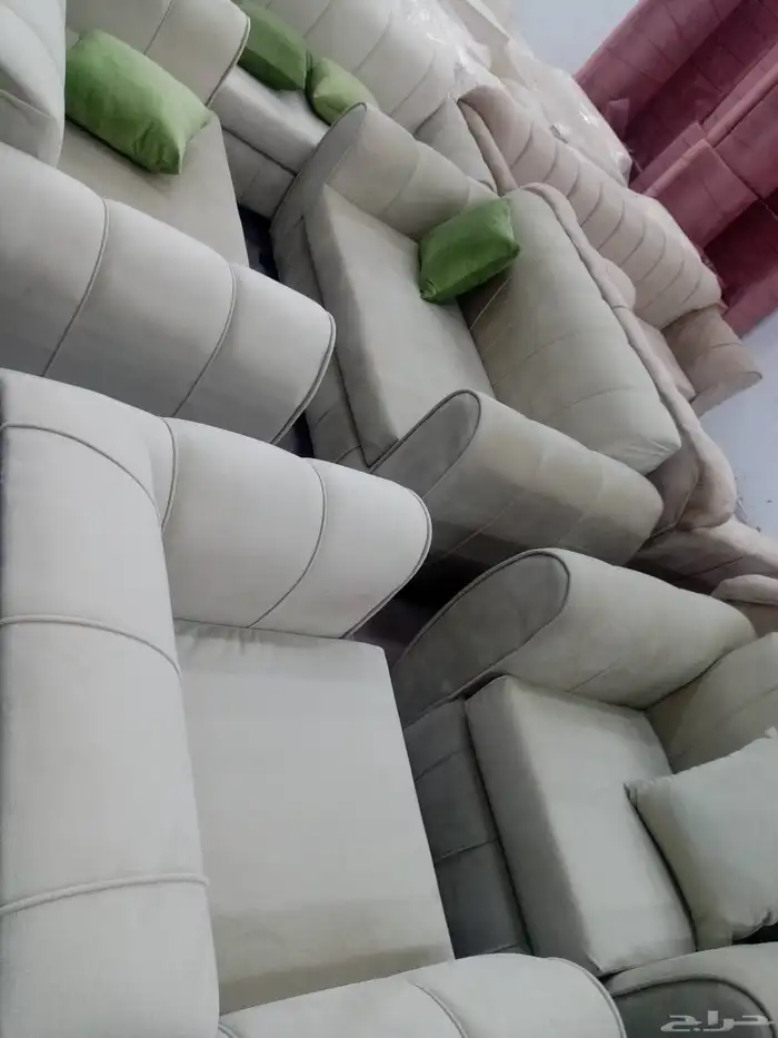 مجالس كنبات جاهز مقاس 4في5زاويتين ومساند جاهز مقاس 4في5زاويت 24