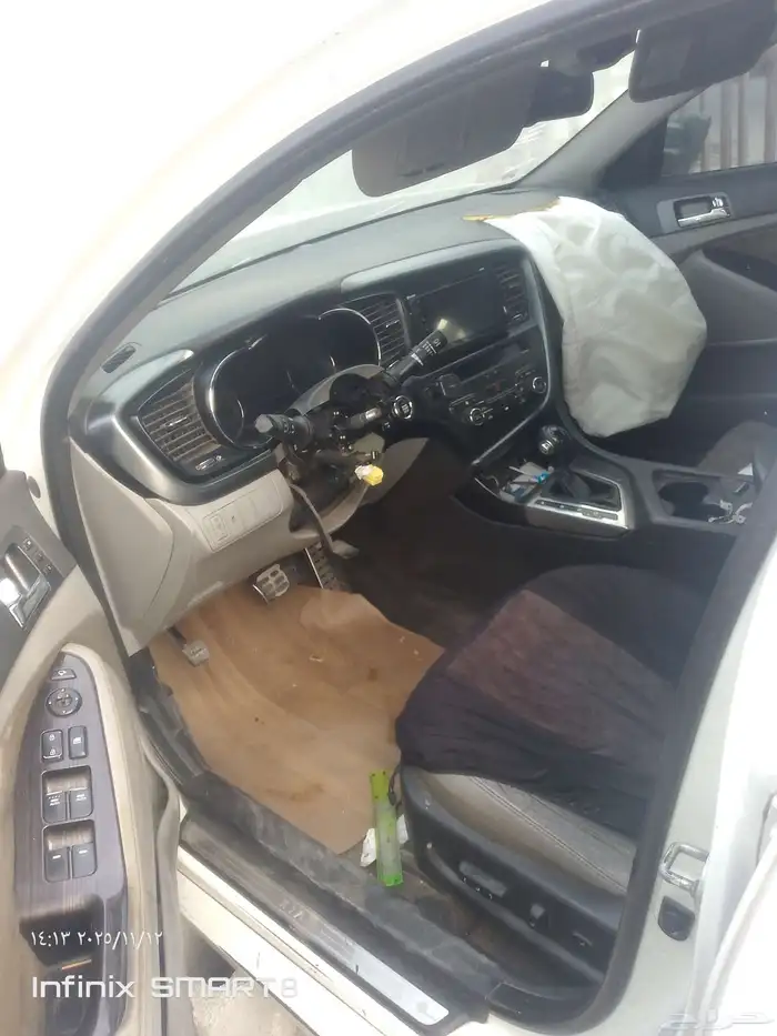 كيا اوبتيما 2013 تشليح الدمام 3