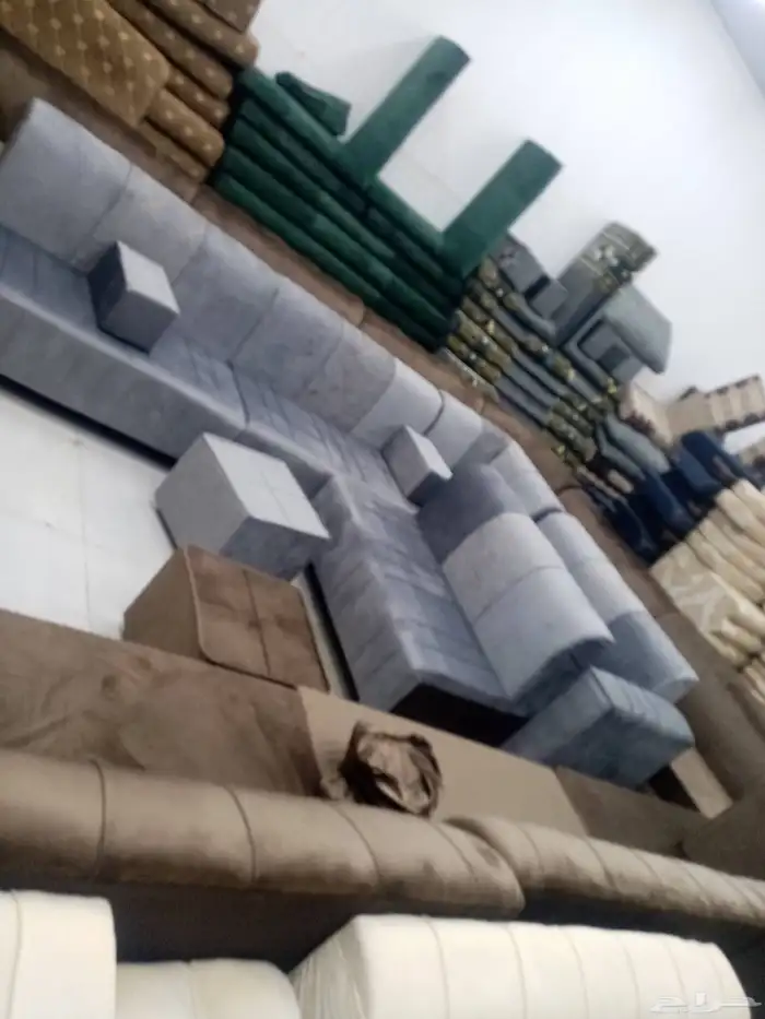 مجالس كنبات جاهز مقاس 4في5زاويتين ومساند جاهز مقاس 4في5زاويت 15