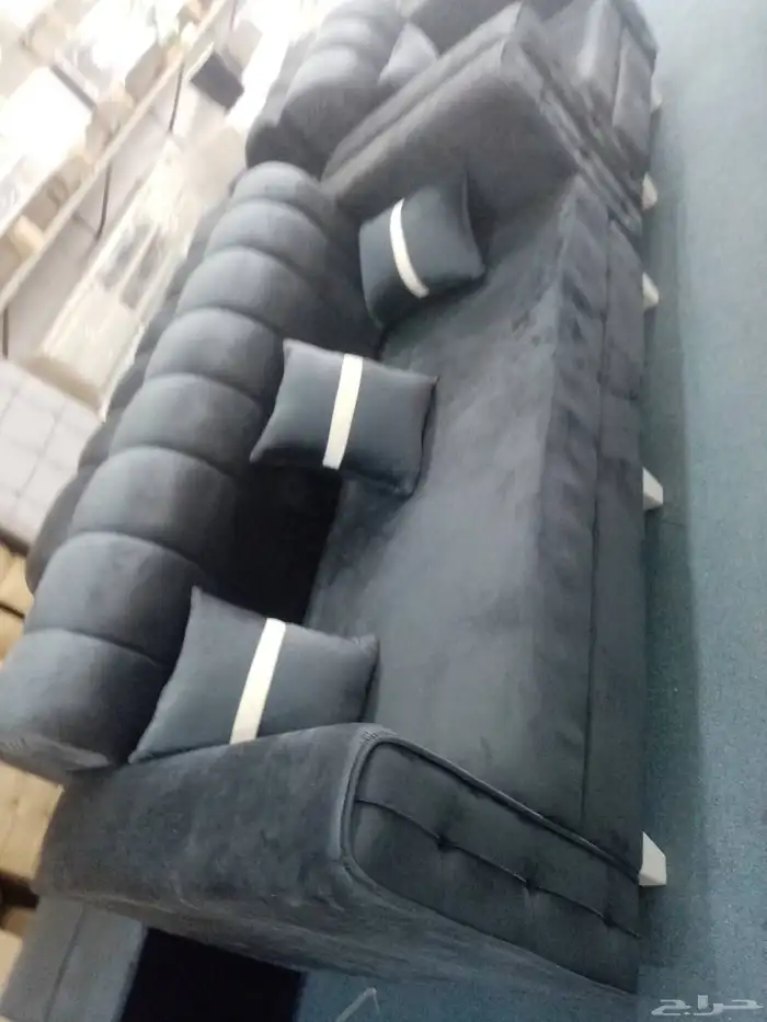 مجالس كنبات جاهز مقاس 4في5زاويتين ومساند جاهز مقاس 4في5زاويت 34