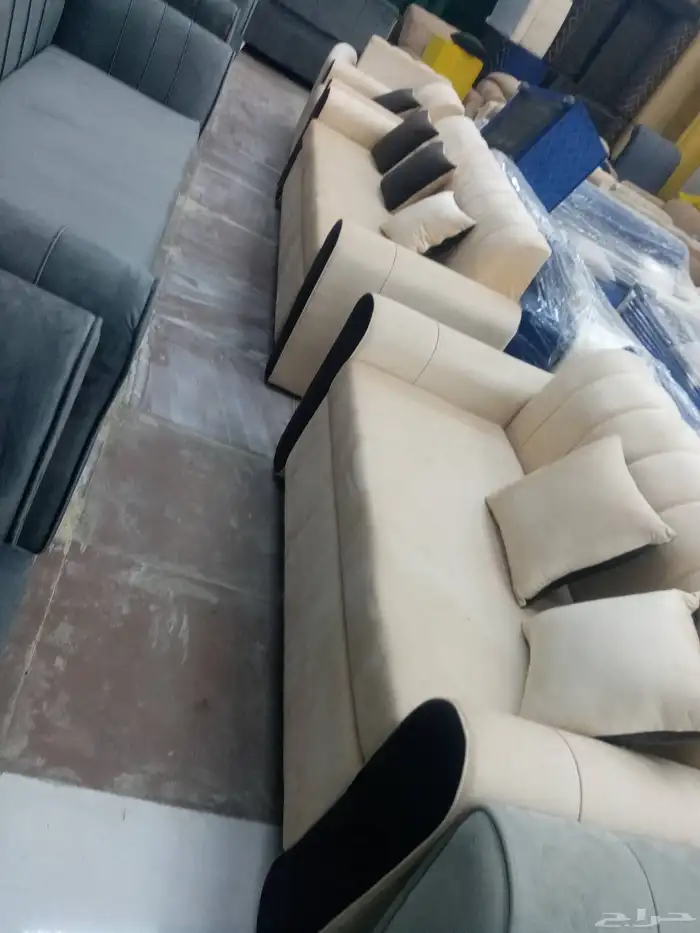 مجالس كنبات جاهز مقاس 4في5زاويتين ومساند جاهز مقاس 4في5زاويت 20