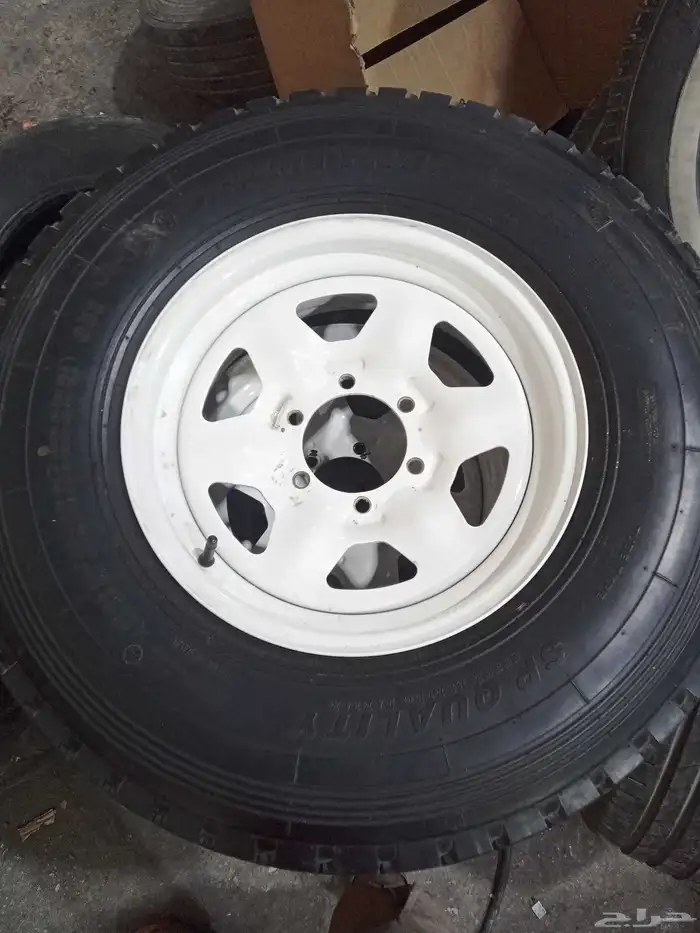 كفرات وجنوط برادو استخدم نظيف مره 0