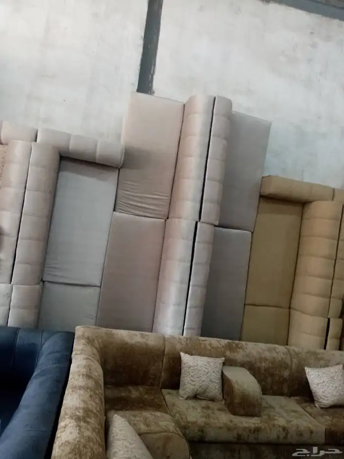 مجالس كنبات جاهز مقاس 4في5زاويتين ومساند جاهز مقاس 4في5زاويت 44