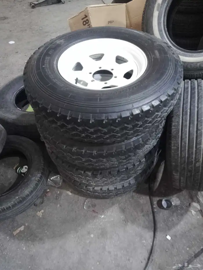 كفرات وجنوط برادو استخدم نظيف مره 4