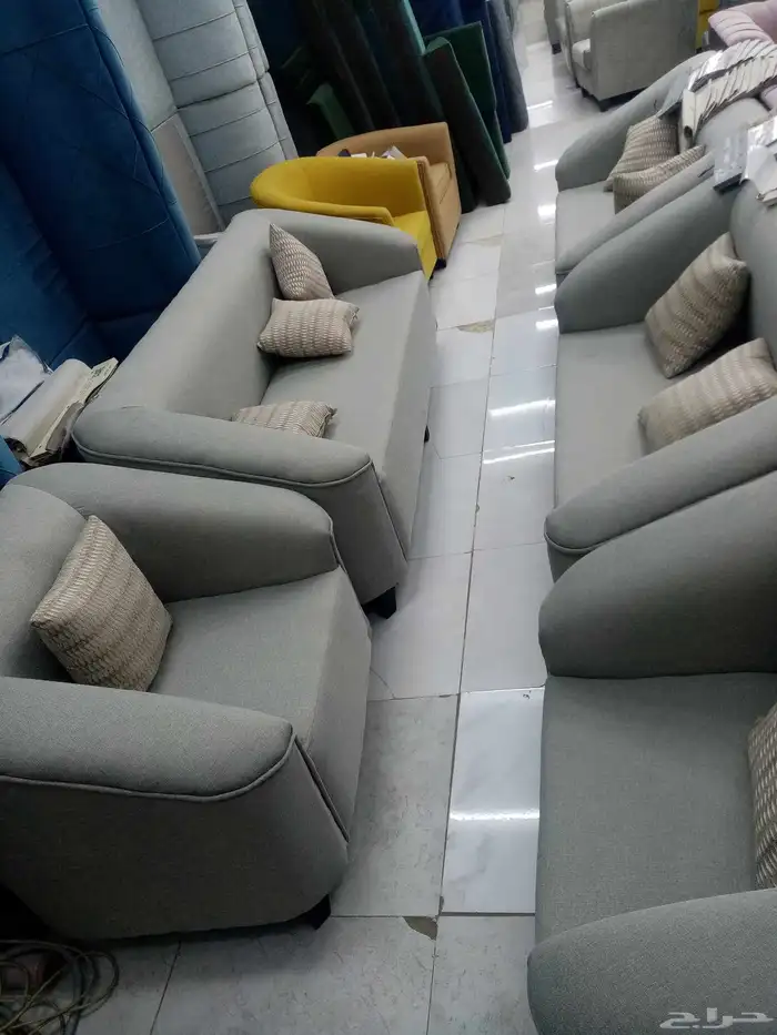 مجالس كنبات جاهز مقاس 4في5زاويتين ومساند جاهز مقاس 4في5زاويت 30