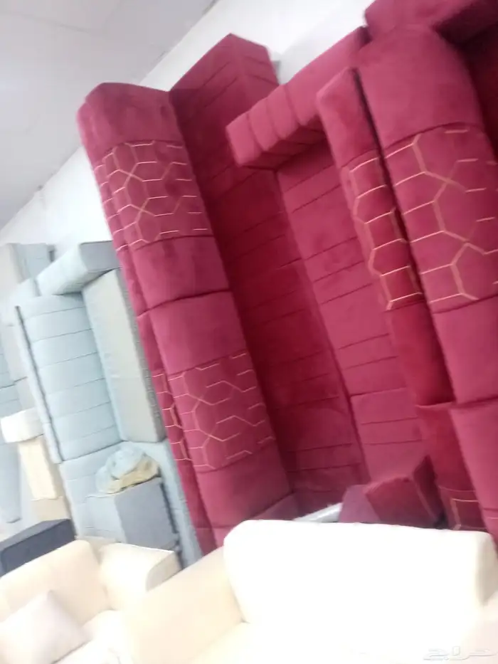 مجالس كنبات جاهز مقاس 4في5زاويتين ومساند جاهز مقاس 4في5زاويت 16