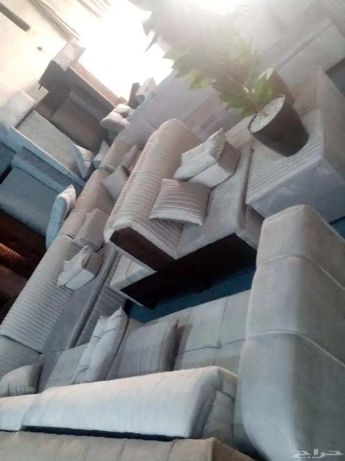 مجالس كنبات جاهز مقاس 4في5زاويتين ومساند جاهز مقاس 4في5زاويت 39