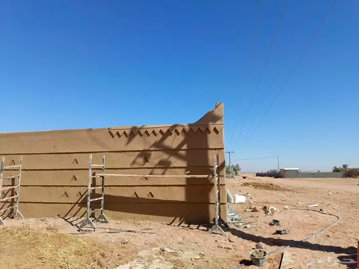 بناء وترميم بيوت الطين والحجر والاسقف اثل وجريد لياسه طينيه 17