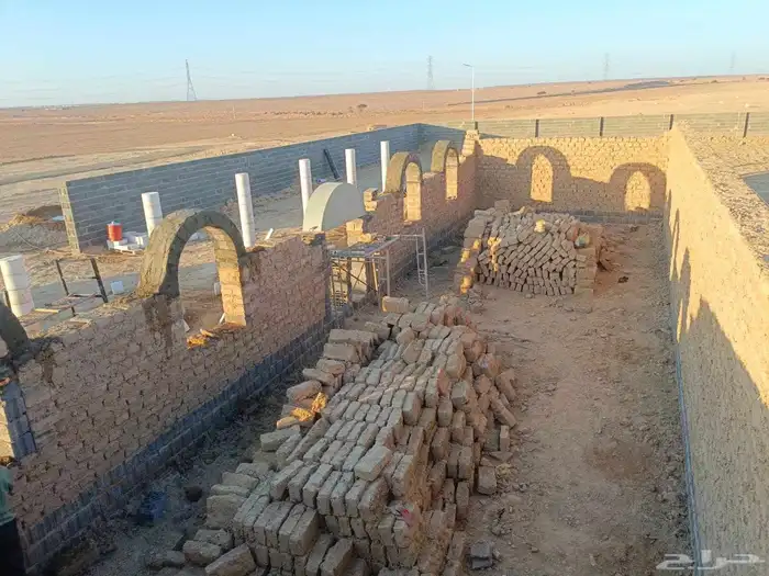 بناء وترميم بيوت الطين والحجر والاسقف اثل وجريد لياسه طينيه 24